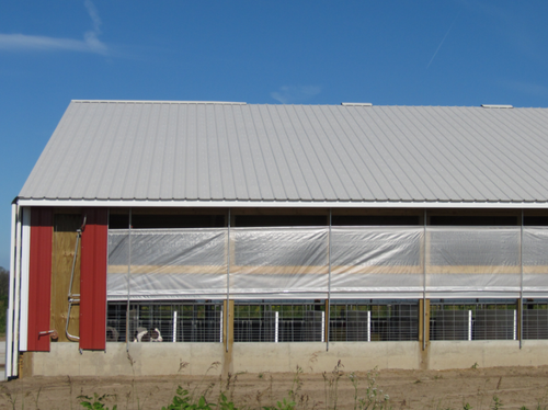 Barn Curtain S-3000 Clear Poly Shield