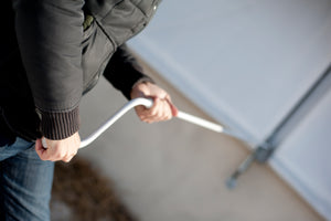 Roll Up Barn Curtain Crank Handle
