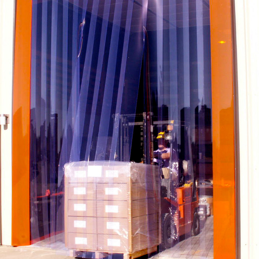 Industrial Strip Curtain Kits - Clear, Smooth & Ribbed