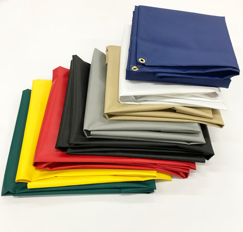 18 oz Coated Vinyl Polyester Tarp - Non FR