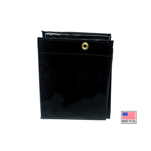 Transparent Dark Green Shade 8 Welding Curtains, 14 Mil