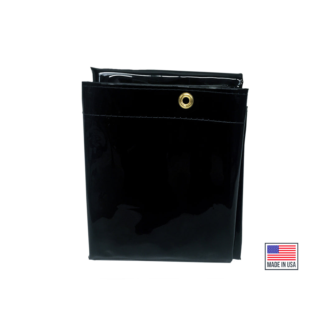 Transparent Dark Green Shade 8 Welding Curtains, 14 Mil
